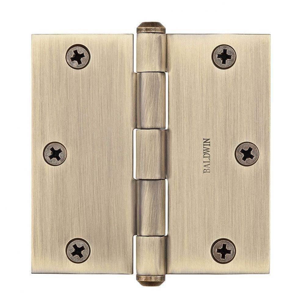 3.5IN - SQ HINGE 1EA BR 049