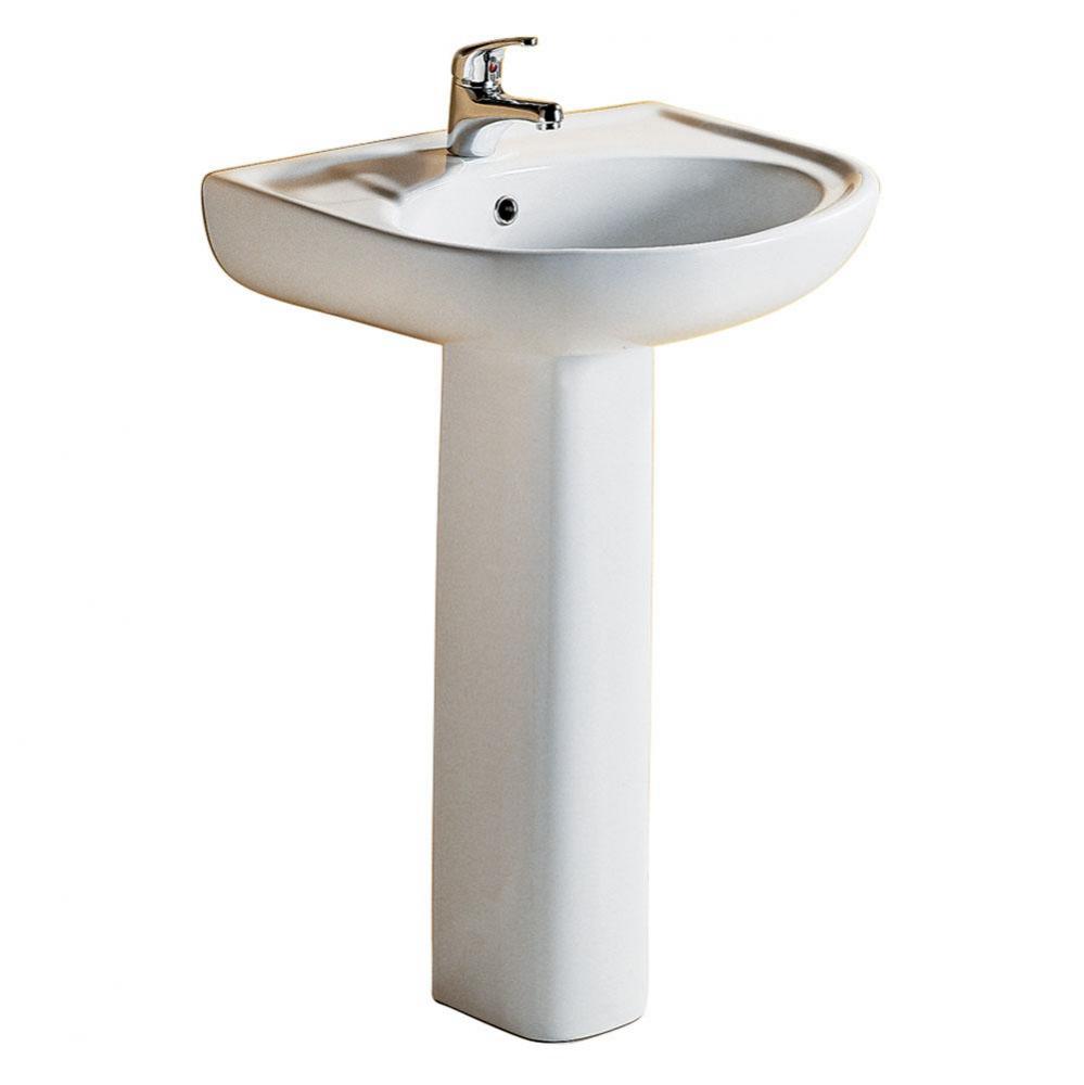 Cynthia Ped Lav Column White