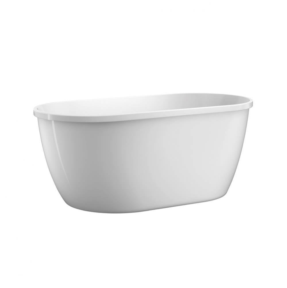 Preston 67'' FreestandingAcrylic Tub, No Holes WH