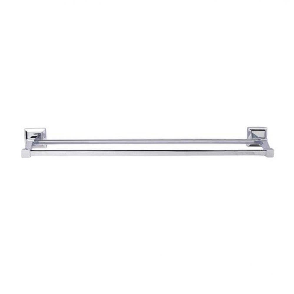 Stanton Double Towel Bar, 18'' Polished Chrome