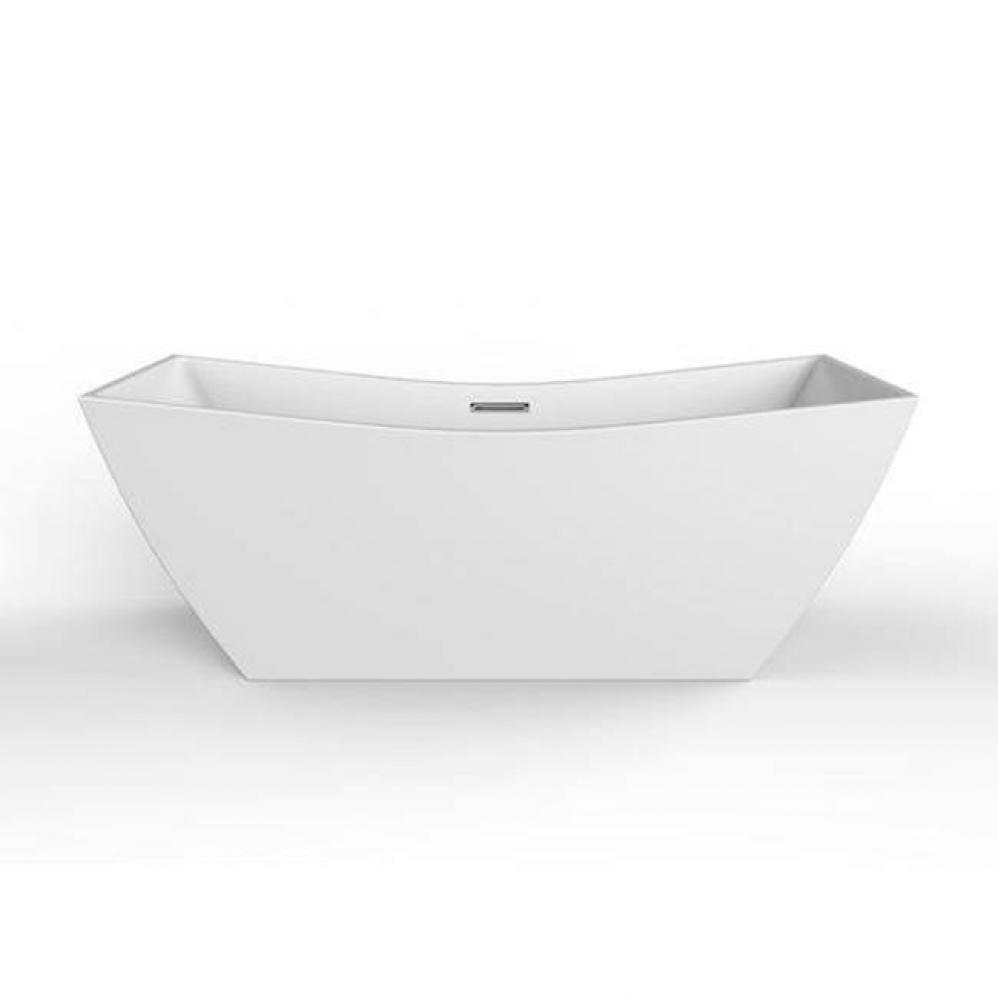 Tairo 67'' Freestanding AC WH Tub,W/Internal Drain & OF CP