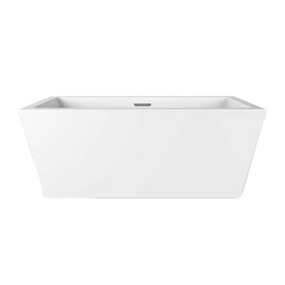 Sheldon 59'' Freestanding AC WH Tub,W/Internal Drain & OF CP