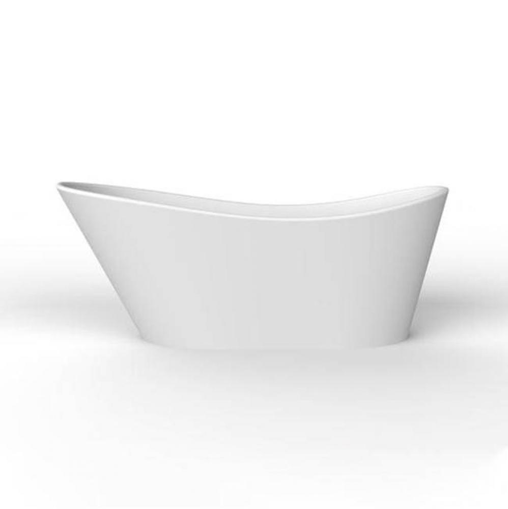 Marilyn 71'' AC Slipper Tub WH, Frestanding,Internal Drain, CP