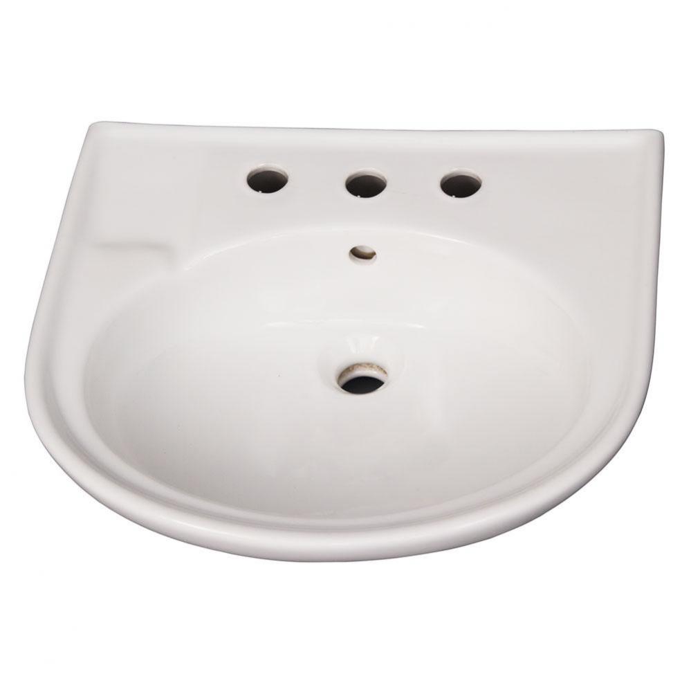 Cynthia 570 Ped Lav Basin 8'' CC, White