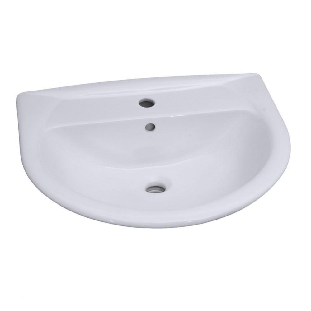 Karla 505 Ped Lav Basin 4'' cc, White