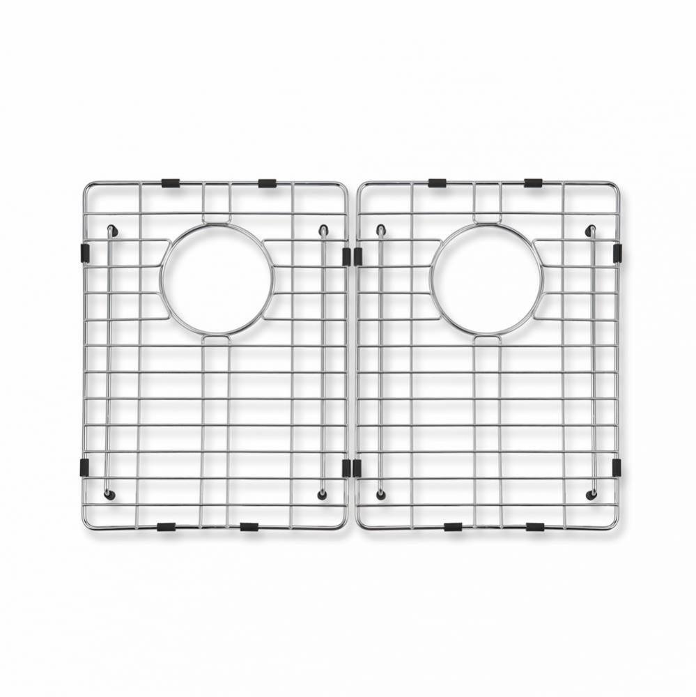 Dominic SS 50/50 Dbl Wire Grid Set2, 17-1/8'' X 15-5/8''D