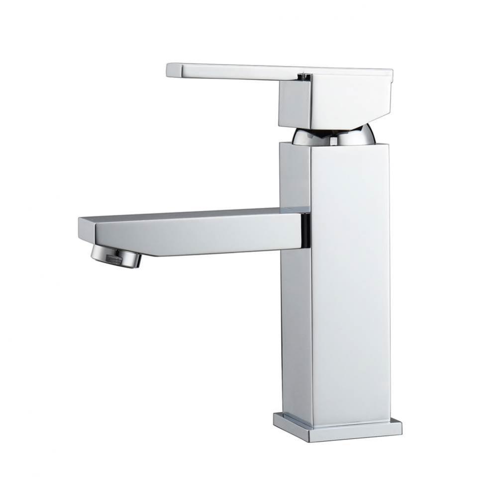 Fulton Single Handle Lavatory Faucet w/Hoses,Polished Chrome