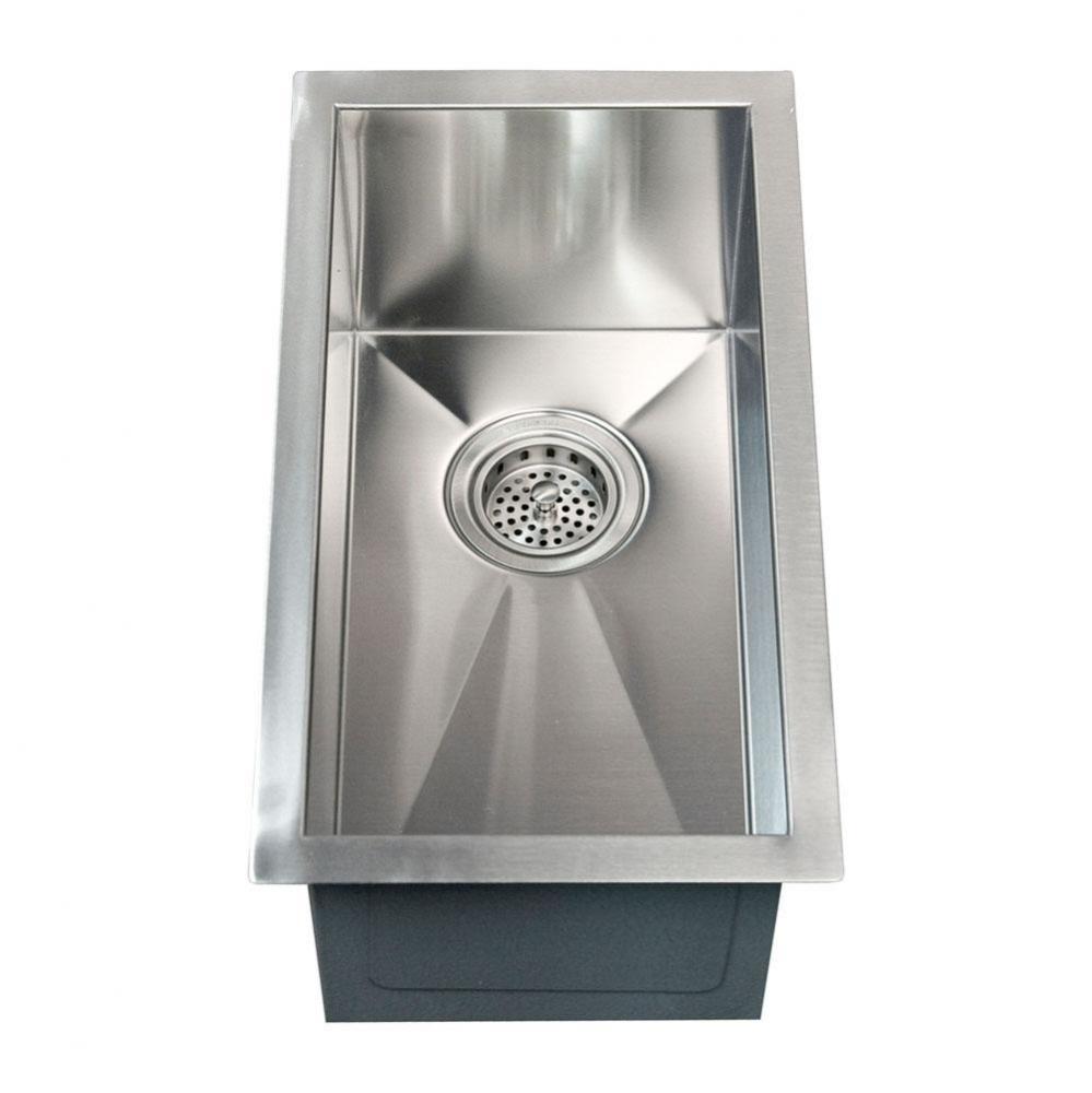 Ophelia 15'' SS Narrow Undermount Prep Sink