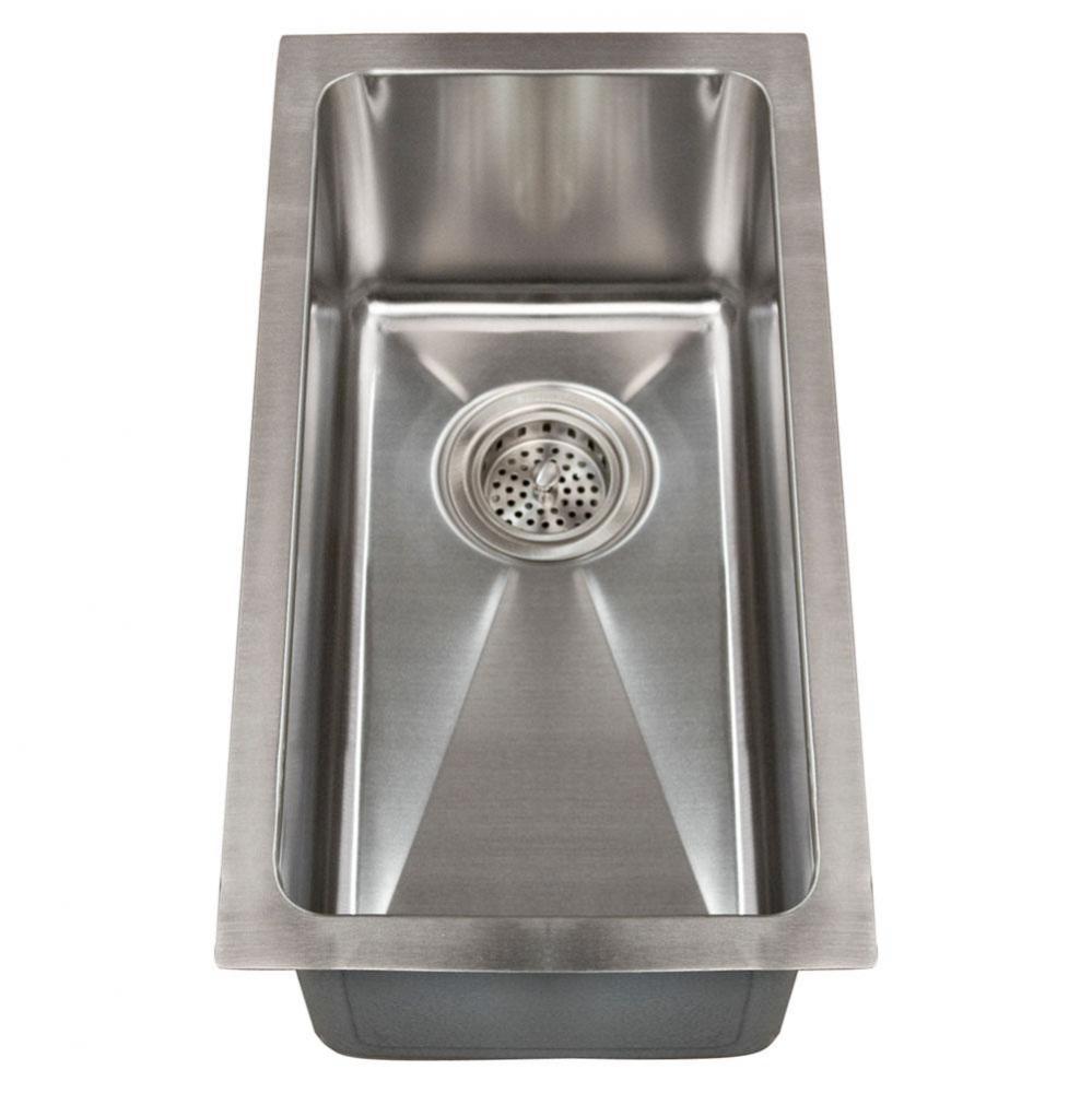 Paule 15'' SS Narrow Undermount Prep Sink