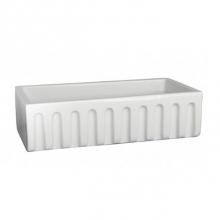 Barclay FS36FL - Hillary 36'' Single Bowl Farmer Sink, Fluted Front, White