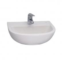 Barclay 4-624WH - Compact 500 Wall-Hung Basin 4'' cc, White