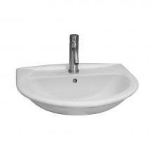 Barclay 4-828WH - Karla 505 Wall-Hung Basin 8'' cc, White