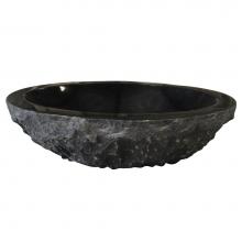 Barclay 7-710GPBL - Hubbard Oval Granite Vessel Black Granite