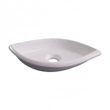 Barclay 4-8080WH - Kai Above Counter Basin 16'', No Faucet Holes, WH