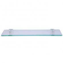 Barclay AGS104-CP - Nayland Glass Shelf Polished Chrome