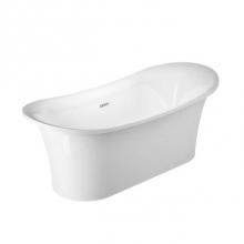 Barclay ATFDSN72IG-CP - Nydia Freestanding AC Bateau Tub 72'' WH,w/Internal Drain,CP