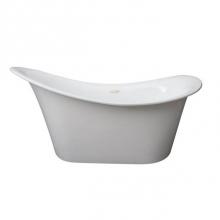 Barclay ATFSN69AIG-CP - Maxine Freestanding AC SlipperTub 67'' WH, Internal Drain, CP