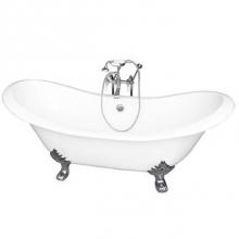 Barclay TKCTDSN-CP1 - Tub Kit 71'' CI Dbl SlipperFiller, Supplies, Drain-Chrome