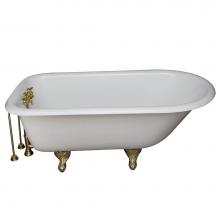 Barclay TKCTR67-PB5 - Tub Kit 67'' CI Roll Top,Tub Filler, Supplies, Drain-PB