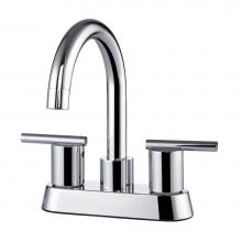 Barclay LFC202-ML-CP - Conley 4''cc Lav Faucet, No Hoses,Metal Lever Handles,CP