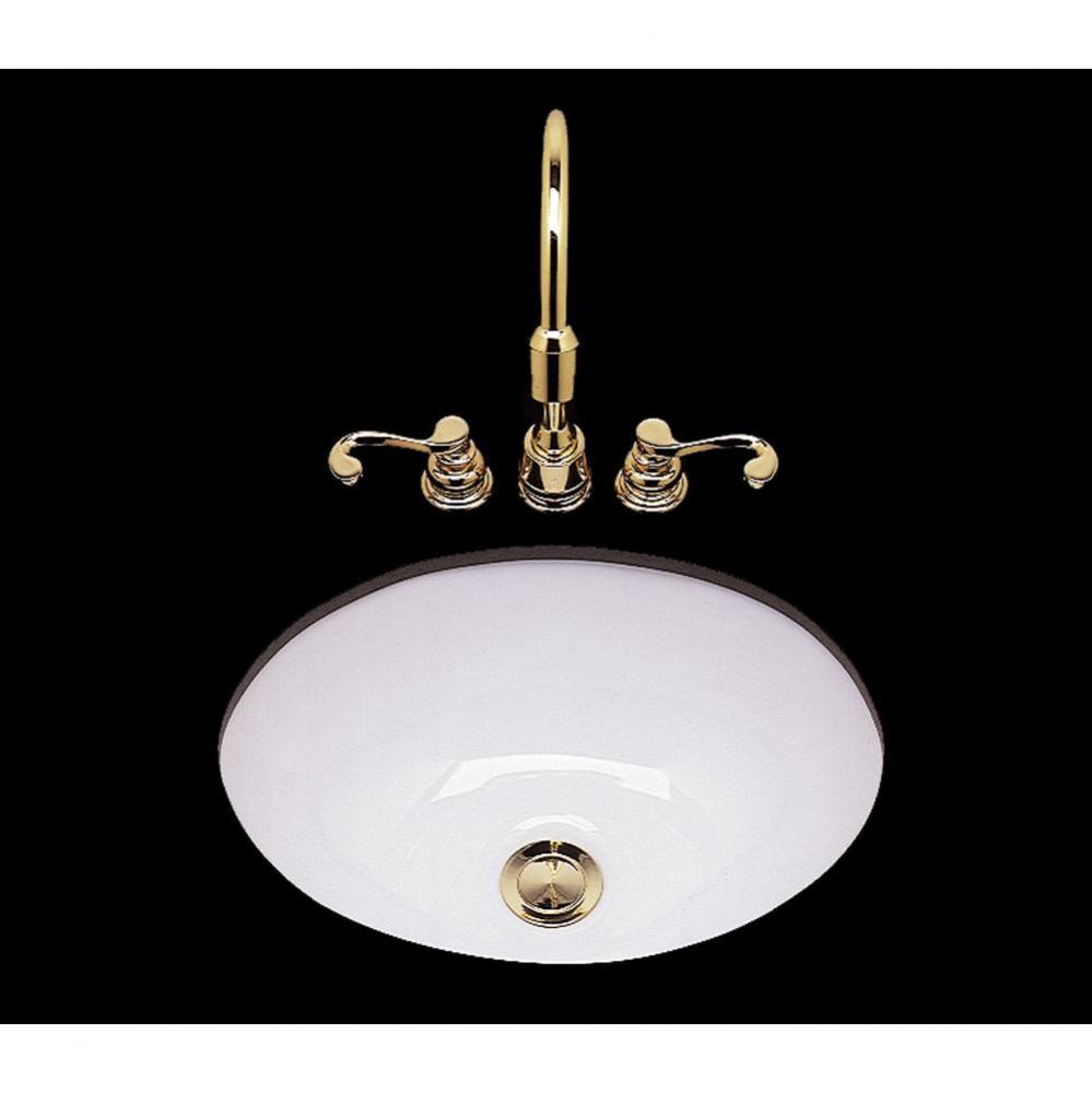 Teri, Single Glazed, Small Oval Lavatory, Plain Bowl, No Overflow, Undermount