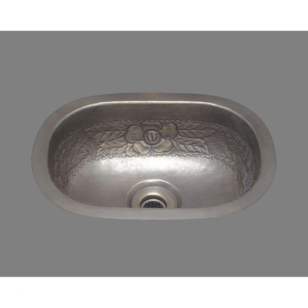 Small Roval Bar Sink, Riatta Pattern, Undermount & Drop In