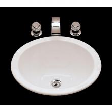 Bates and Bates P1512.U.WH - Suzanne, Single Glazed Oval Lavatory With Plain Bowl, Overflow, Undermount