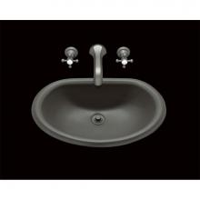 Bates and Bates P1521.U.WH - Jane, Single Glazed D Shape Lavatory, Plain Bowl, Overflow, Undermount