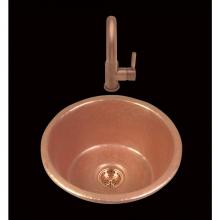 Bates and Bates Z0400T.D.ZP - Zara, Large Round Prep/Bar Sink, Textured Pattern, Drop In