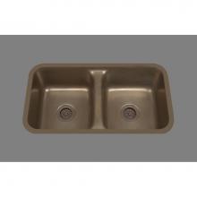 Bates and Bates Z1832P.ZP - Zena, Double Basin Kitchen Sink, Plain, Undermount & Drop In