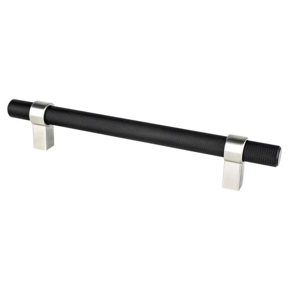 Radial Reign 160mm CC Matte Black Bar and Brushed Nickel Posts Pull