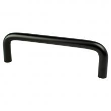 Berenson 6127-2055-P - Advantage Wire Pulls 96mm CC Matte Black Steel Pull