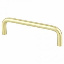 Berenson 6161-2SB-P - Zurich 96mm Satin Brass Pull