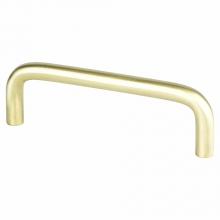 Berenson 6162-2SB-P - Zurich 3 1/2in Satin Brass Pull