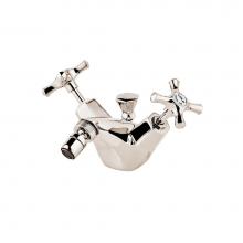 Barber Wilsons and Company MC1870-PB - Mastercraft Single Hole Bidet With White Porcelain Button