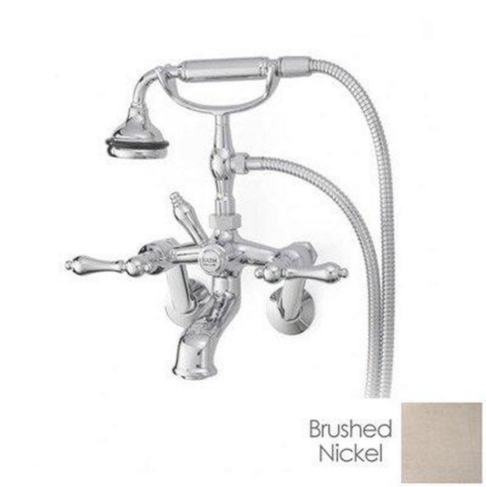 5100 SERIES Wall-Mount Tub Filler - Cross Handles - Metal Accents