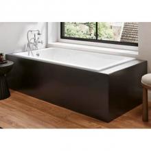 Cheviot Products 2189-WU-FT - Russell Drop-In Cast Iron Bathtub, 60'', With Feet