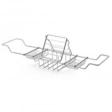 Cheviot Products 31650-BN - Reading Rack for DELUXE Solid Brass Bathtub Caddy