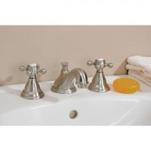 Cheviot Products 5220-PN - WIDESPREAD Sink Faucet - Cross Handles