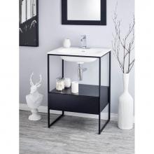 Cheviot Products 900-WH-1-BK - FRAME Console Sink