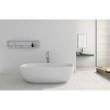 Cheviot Products 4111-WW - GIORGIO Solid Surface Bathtub