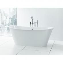 Cheviot Products 2155-WW - IRIS Cast Iron Bathtub