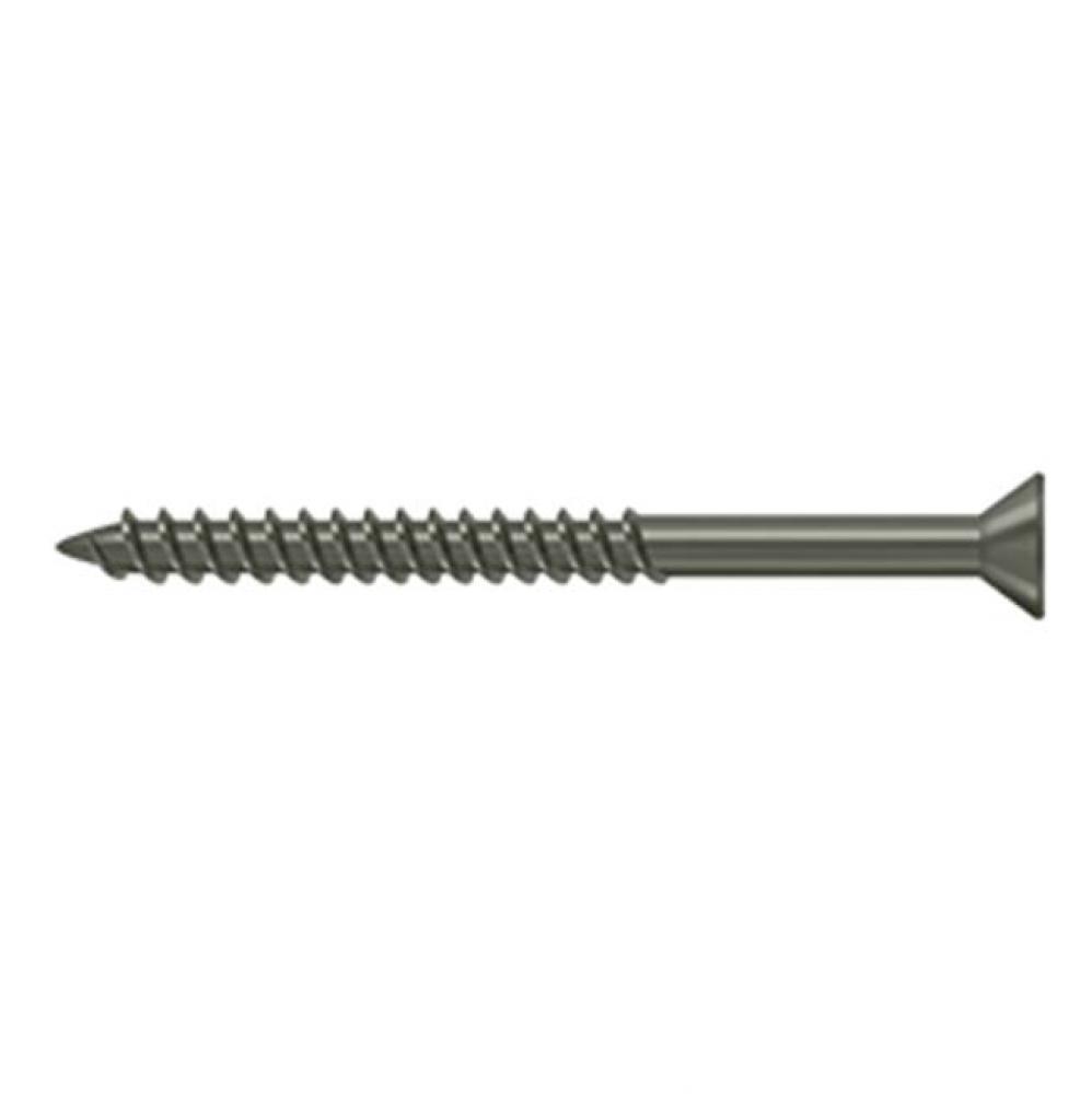 Wood Screw, Steel, No.10 x 2-1/2''