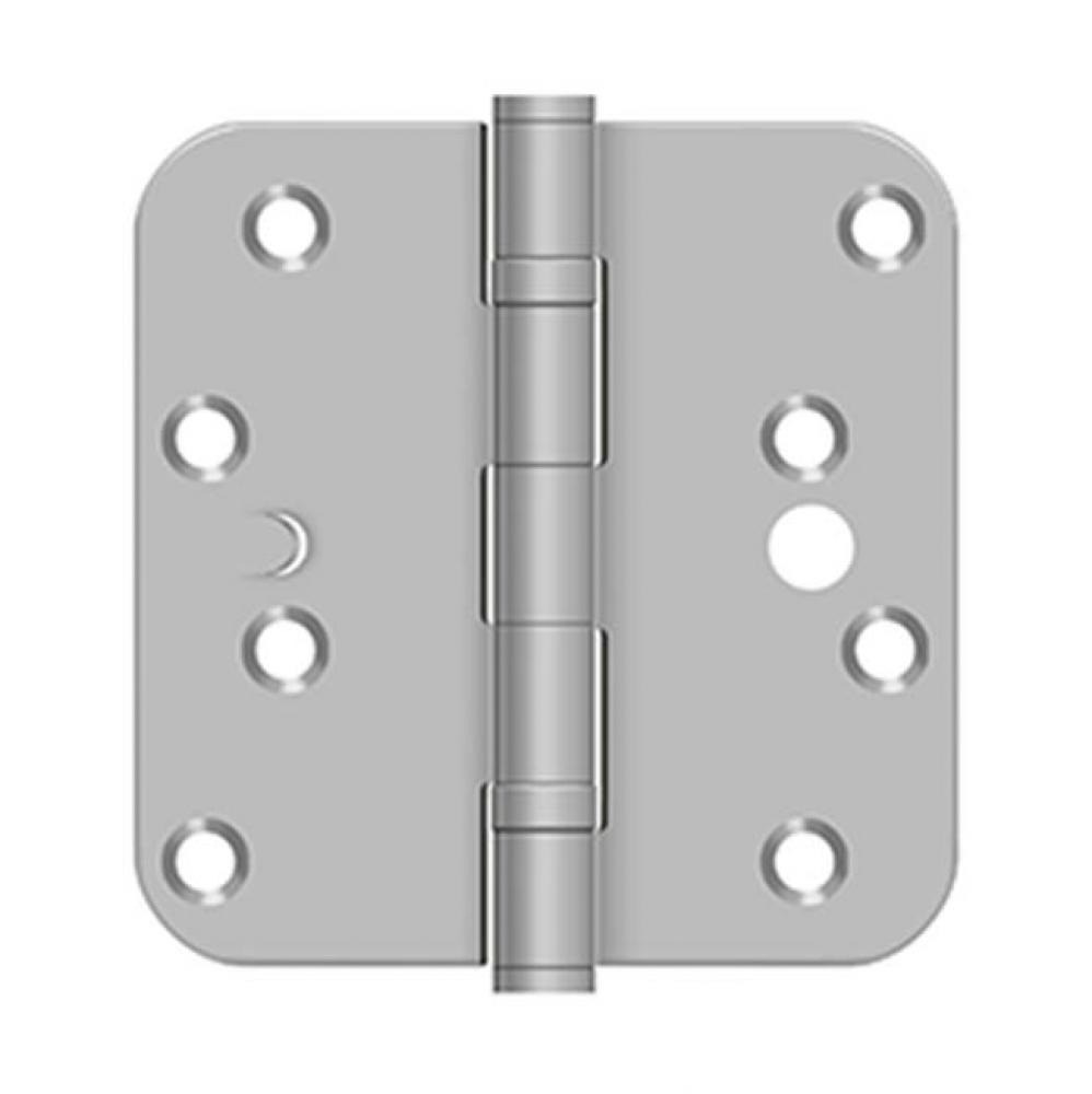 4'' x 4'' x 5/8'' Radius Hinge, 2BB, Security