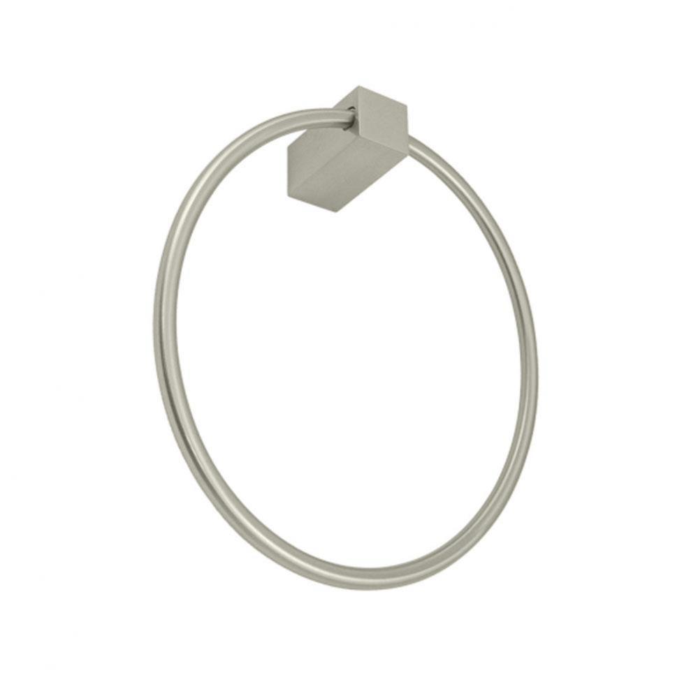 Towel Ring Za Series, Satin Nickel