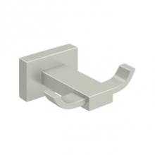 Deltana 55D2010-15 - Double Robe Hook 55D Series, Satin Nickel