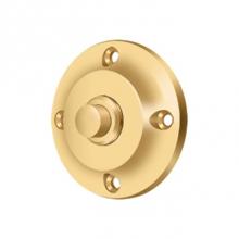 Deltana BBR213CR003 - Bell Button, Round Contemporary