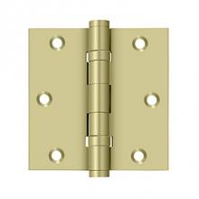 Deltana DSB35B3-UNL - 3-1/2'' x 3-1/2'' Square Hinge, Ball Bearings