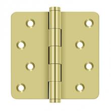 Deltana DSB4R43-RZ - 4'' x 4'' x 1/4'' Radius Hinges / Zig-Zag