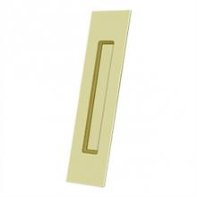 Deltana FP10225U3 - Flush Pull, Rectangular, HD, 10'' x 2-1/4'' x 1/2'', Solid Brass